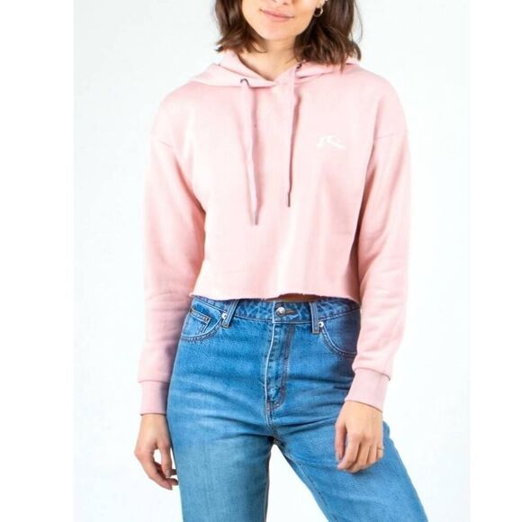 Rusty Women's Baller Hooded Fleece Hoodie Shell Pink Medium - Picture 4 of 7